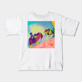 Darkwing Duck vs Negaduck Kids T-Shirt